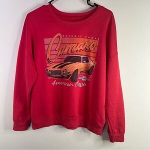 Red Camaro Graphic Sweatshirt
